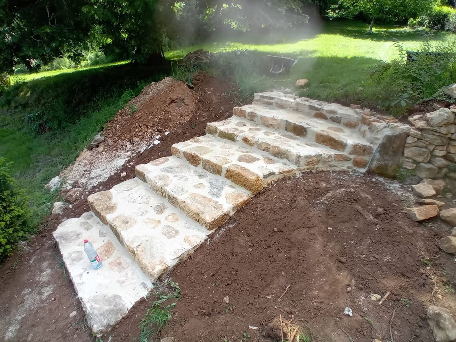 empierrement escalier extérieur déco rénovations